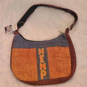 Earth Divas Eco Hippie Boho Handbag Fair Trade Unique Hemp Shoulder Nepal New